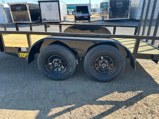 Big Tex 7 x 20 Landscape Utility Trailer Ramp Gate - Image 7