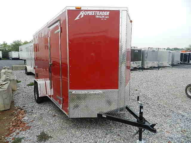 Homesteader 6 x 12 V-Nose Enclosed Trailer