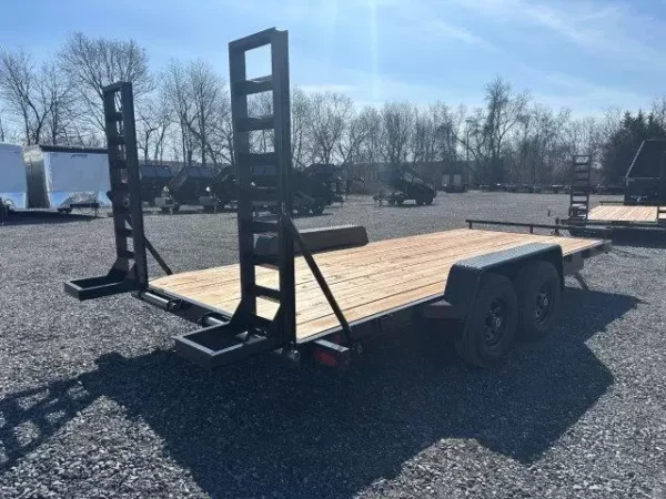 BWise 7 x 18 Low Profile LE Equipment Trailer Ladder Ramps - Image 4