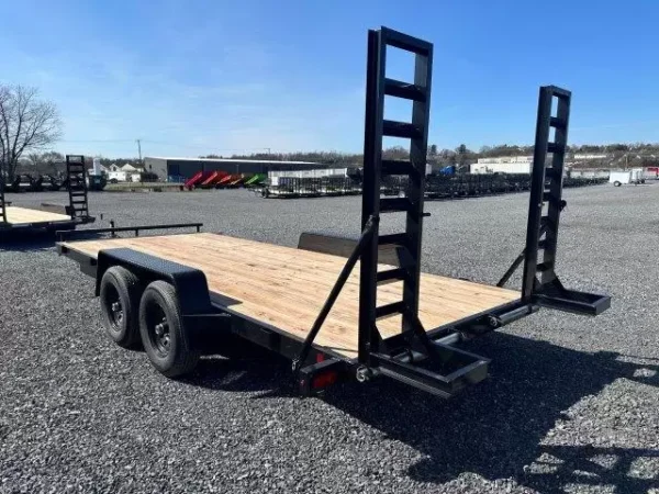 BWise 7 x 18 Low Profile LE Equipment Trailer Ladder Ramps - Image 5