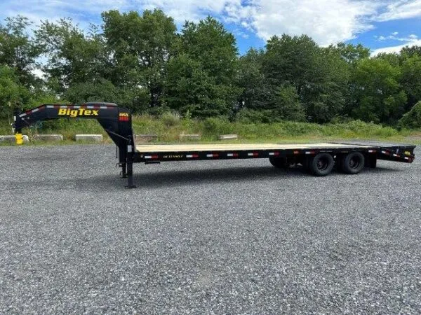 Big Tex 8.5 x 30 Gooseneck Deckover Equipment Trailer Mega Ramps - Image 7