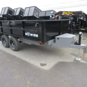BWise 7 x 12 Deckover Dump Trailer Fold Down Sides