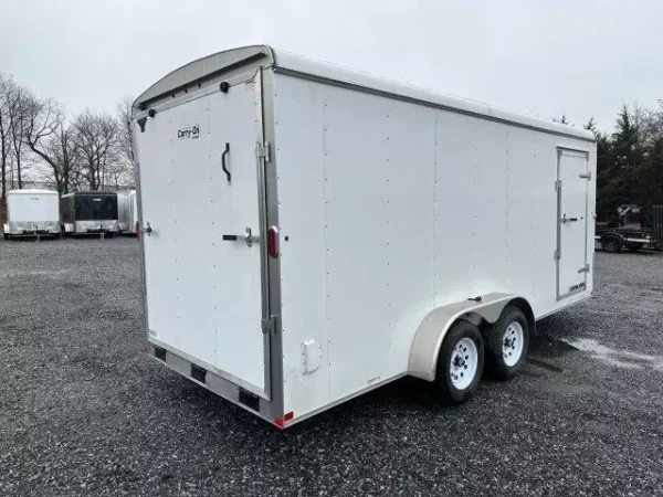 Carry On 7 x 18 Enclosed V-Nose Cargo Trailer - Image 5