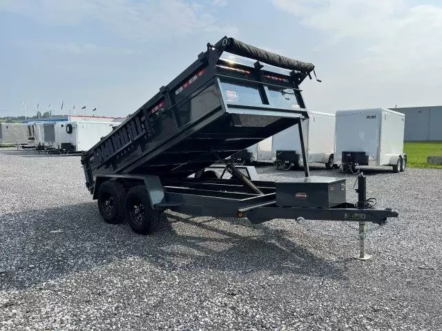 Covered Wagon 6 x 12 Prospector Dump Trailer - Image 4