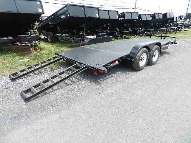 Big Tex 83″ x 18′ Steel Deck Car Trailer 10K GVW - Image 3