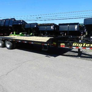 Big Tex 8.5 x 25 Heavy Duty Deckover Equipment Trailer Mega Ramps