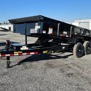 Big Tex 7 x 16 Low Profile Dump Trailer Scissor Lift