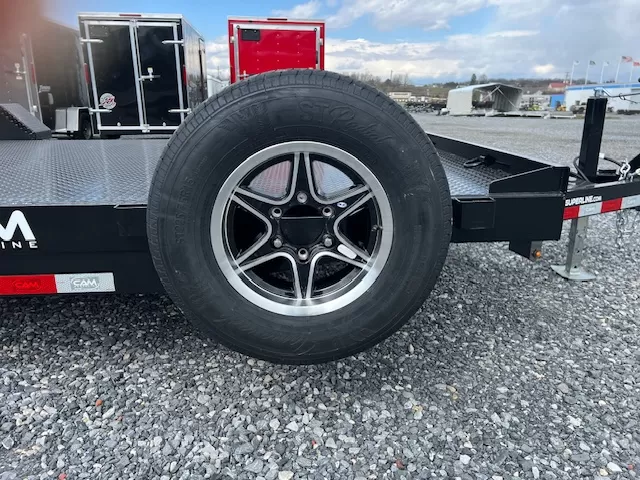 CAM Superline 7 x 18 Steel Deck Car Hauler - Image 6