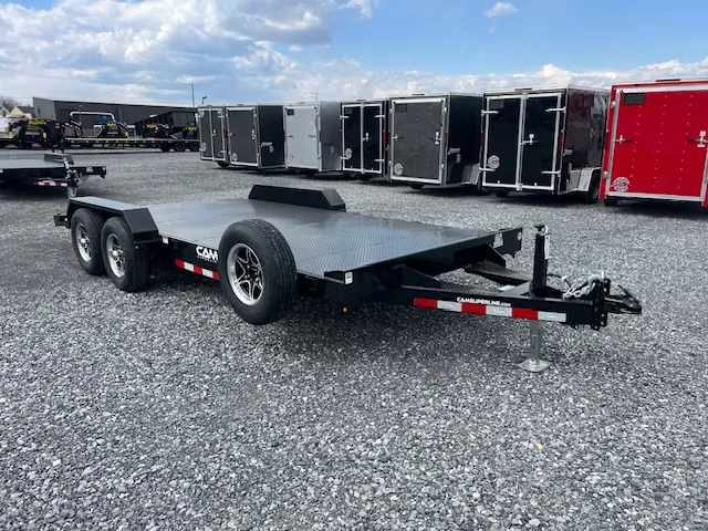 CAM Superline 7 x 18 Steel Deck Car Hauler - Image 2
