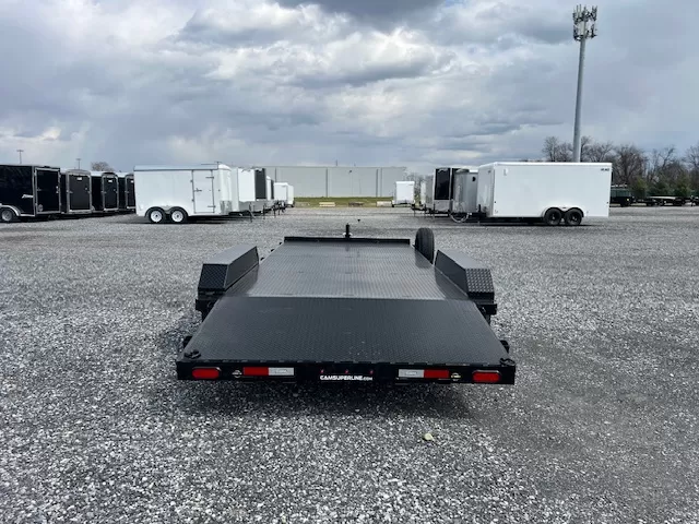 CAM Superline 7 x 18 Steel Deck Car Hauler - Image 5