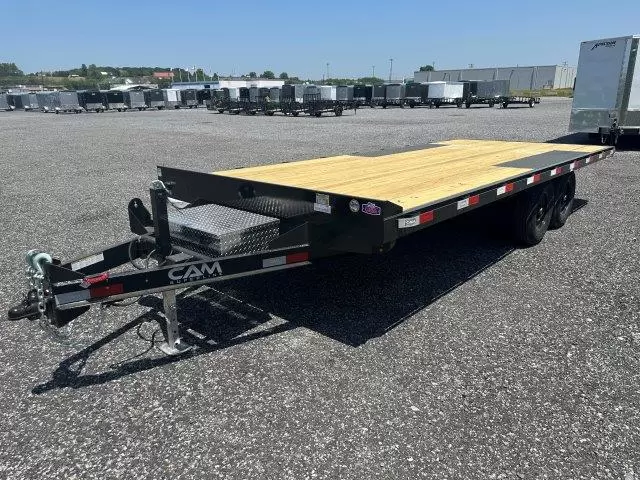 CAM Superline 8 x 18 Deckover Equipment Trailer Slide Out Ramps - Image 4