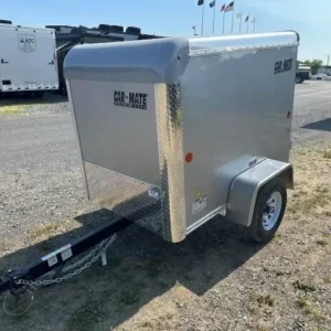 Car Mate 4 x 6 Enclosed Cargo Trailer Single Rear Door