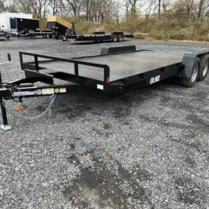 Car Mate 7 x 18 Open Car Trailer Full Steel Deck