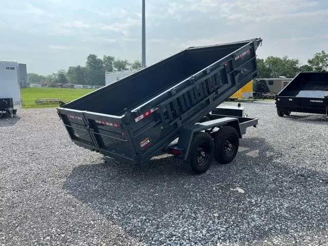 Covered Wagon 6 x 12 Prospector Dump Trailer - Image 3