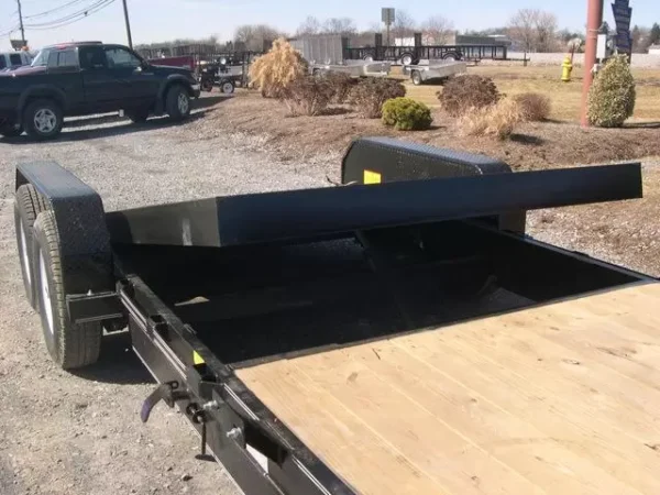 Big Tex 7 x 22 Equipment Trailer Split Tilt Deck - Image 4