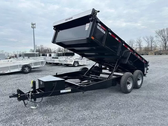 Premier 7 x 14 Low Profile Dump Trailer - Image 3