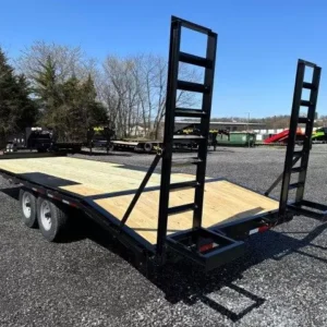 Premier 8.5 x 24 Deckover Equipment Trailer Ladder Ramps